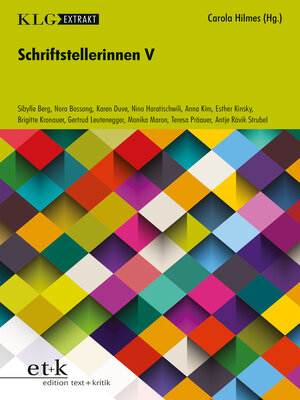 cover image of Schriftstellerinnen V